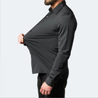 Chemise oxford homme à col boutonné, manches longues