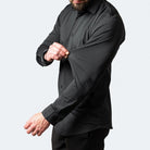 Chemise oxford homme à col boutonné, manches longues