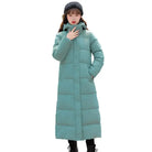 Doudoune femme longue jusqu'aux mollets, coupe oversize