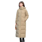 Doudoune femme longue jusqu'aux mollets, coupe oversize