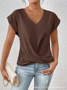 Ines Paris | T-shirt femme col cœur légèrement extensible