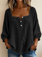 Ines Paris | Blouse femme effet lin légère pour l'été