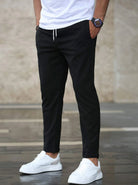 Pantalon homme confortable extensible, coupe moderne