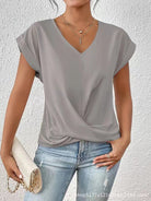 Ines Paris | T-shirt femme col cœur légèrement extensible