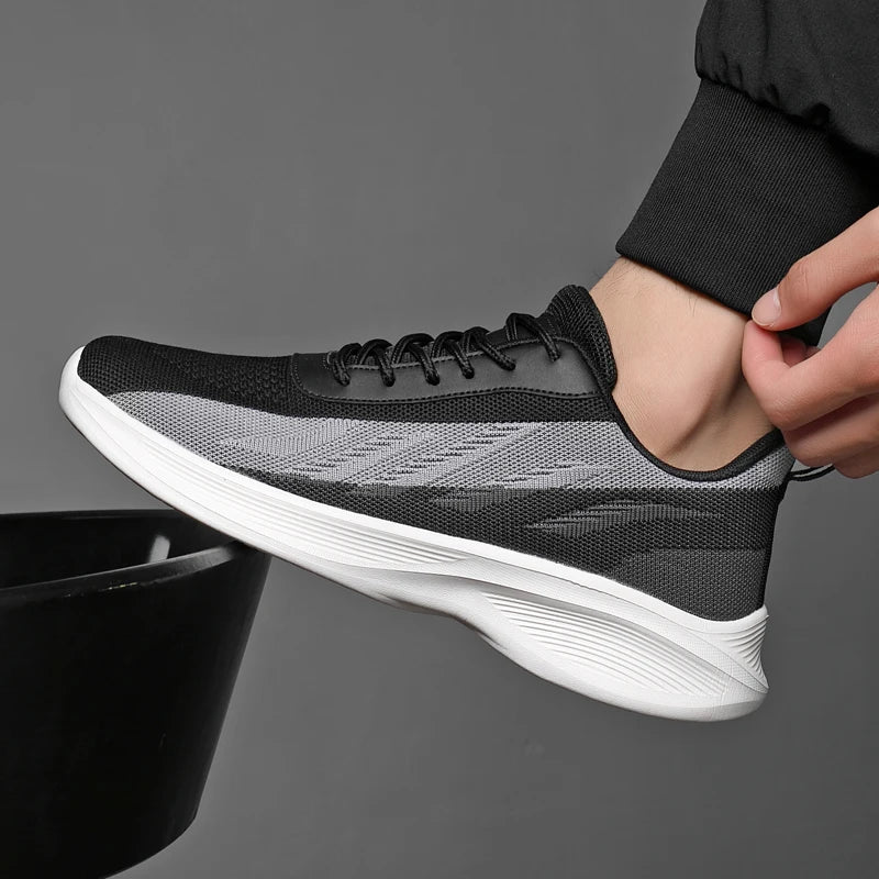 Baskets homme légères, semelle amortissante et mousse à mémoire