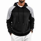 Pull homme patchwork, coupe ample à manches longues