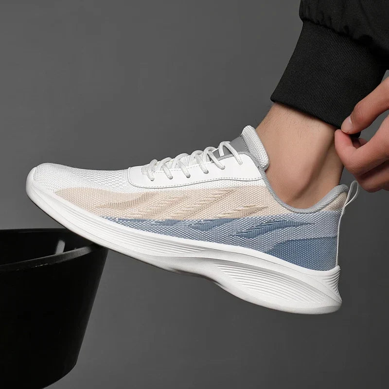 Baskets homme légères, semelle amortissante et mousse à mémoire