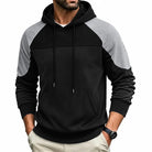 Pull homme patchwork, coupe ample à manches longues