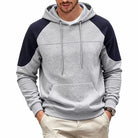 Pull homme patchwork, coupe ample à manches longues