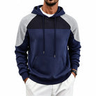 Pull homme patchwork, coupe ample à manches longues