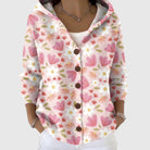 Ines Paris | Cardigan Rayé Femme en Maille Boutonné Grande Taille