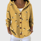 Ines Paris | Cardigan Rayé Femme en Maille Boutonné Grande Taille