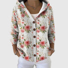 Ines Paris | Cardigan Rayé Femme en Maille Boutonné Grande Taille