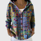 Ines Paris | Cardigan Rayé Femme en Maille Boutonné Grande Taille