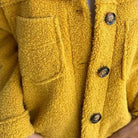 Ines Paris | Veste Sherpa Femme Courte Boutonnée Col Tailleur