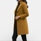 Anouk | Manteau Long Cintré Femme à Grand Col Revers - vue 6