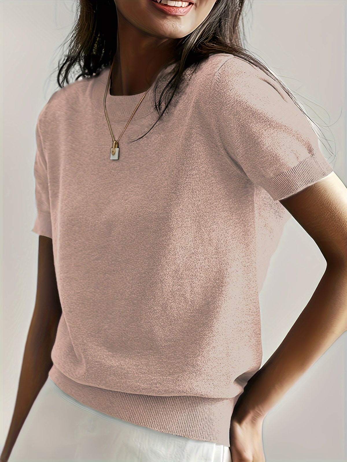 Ines Paris | Pull femme fin manches courtes pour l'été