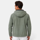 Barthélemy | Veste Homme à Capuche Doublure Polaire en Toile Délavée - vue 9