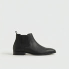Célestin | Bottines Chelsea Homme Aspect Daim à Élastiques et Petit Talon - Noir