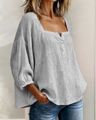 Ines Paris | Blouse femme effet lin légère pour l'été