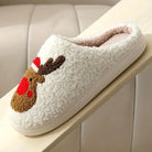 Dominique | Chaussons Femme Moelleux Motif de Noël Semelle Antidérapante - vue 6