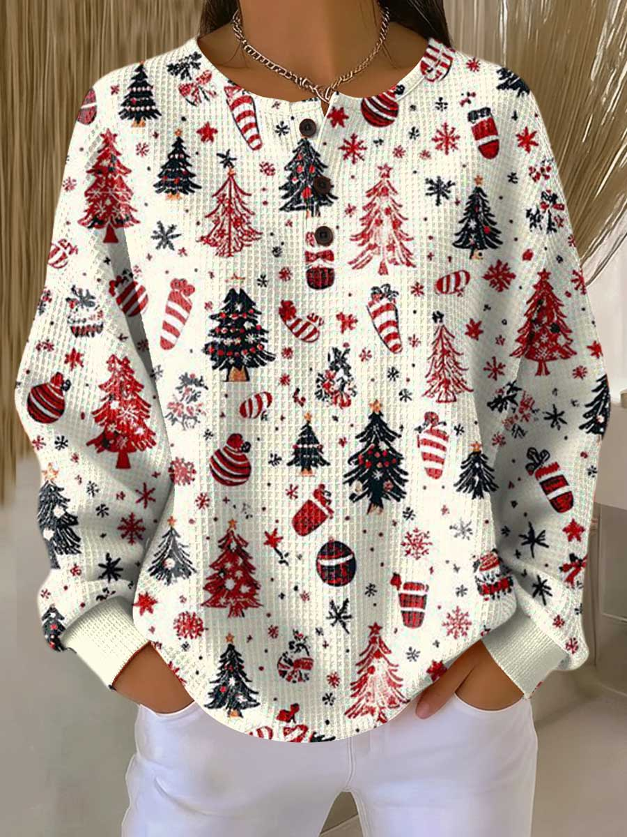 Ines Paris | Pull femme tricot gaufré épais intérieur brossé