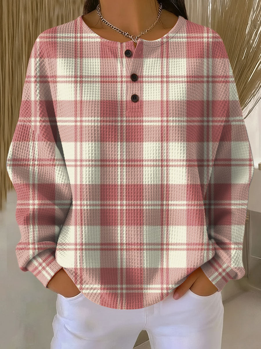 Ines Paris | Pull femme tricot gaufré épais intérieur brossé