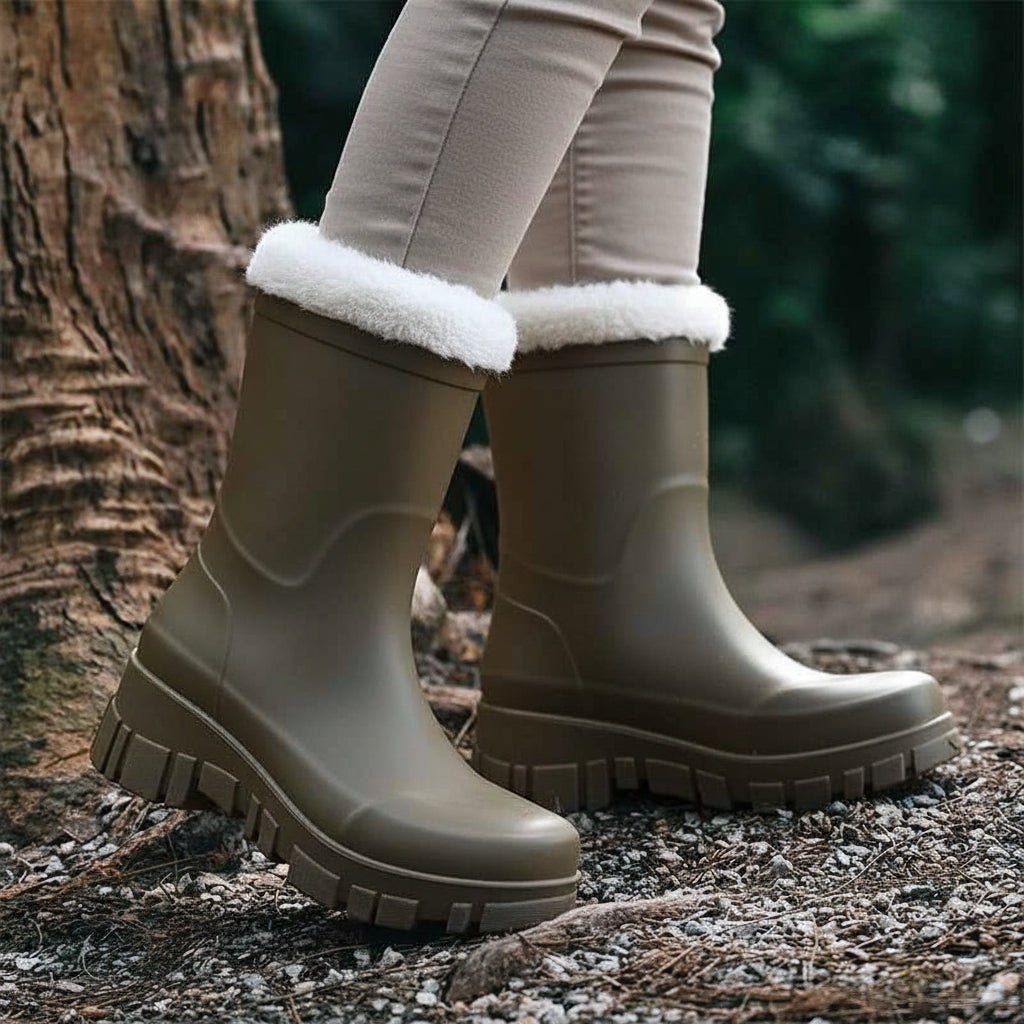 Emma | Bottes de Pluie Fourrées Femme, Tige Mi-Haute ou Haute - vue 5