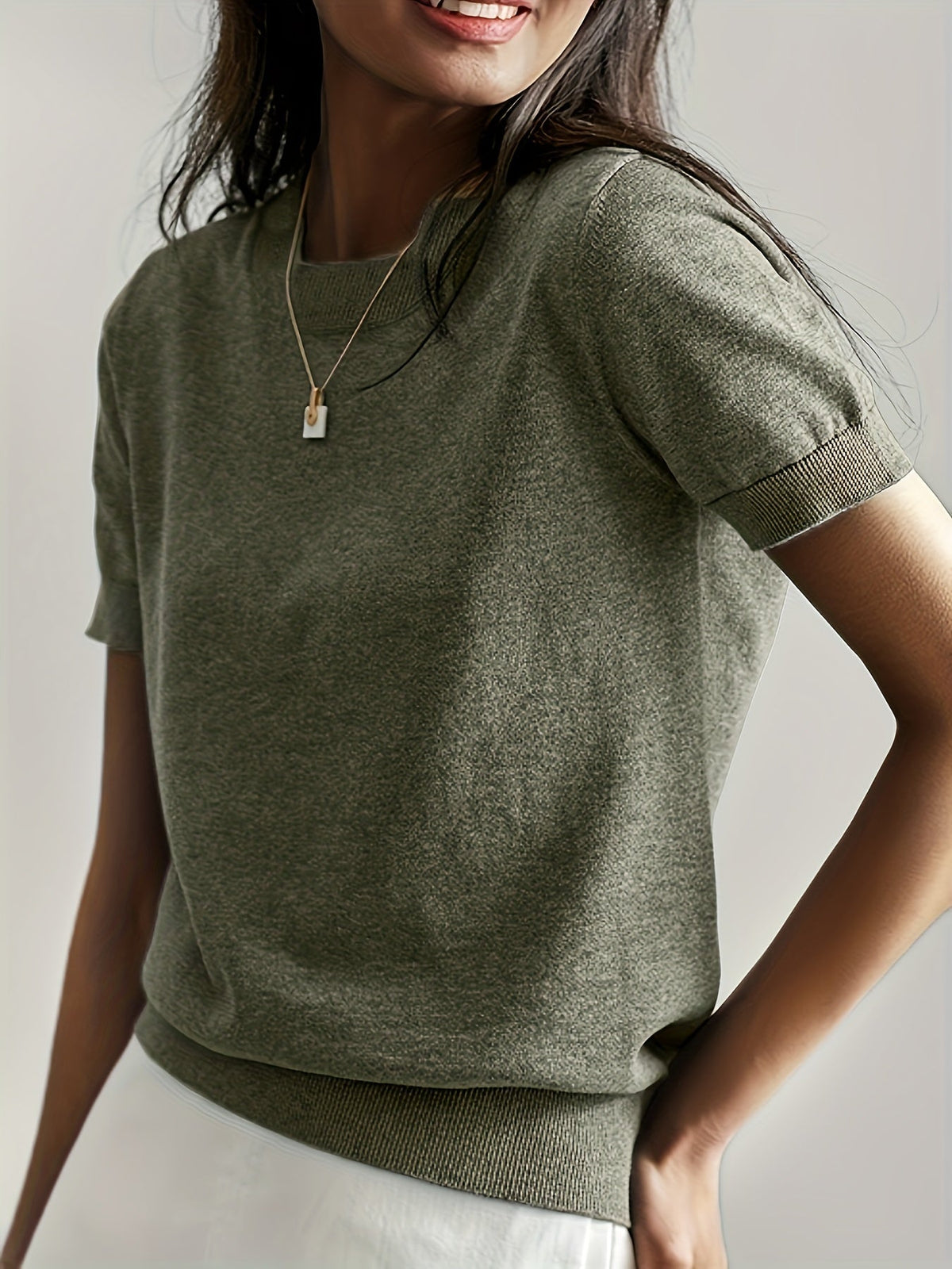 Ines Paris | Pull femme fin manches courtes pour l'été