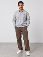 Firmin | Pantalon Homme en Velours Côtelé Jambe Droite Taille Élastique - vue 2