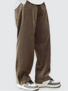 Firmin | Pantalon Homme en Velours Côtelé Jambe Droite Taille Élastique - vue 4