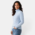Florence | Pull Col Roulé Femme en Maille Torsadée Chaude d'Hiver - vue 2