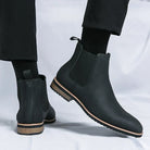 Hippolyte | Bottines Chelsea Homme Aspect Nubuck à Enfiler et Semelle Crantée - vue 3