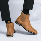 Hippolyte | Bottines Chelsea Homme Aspect Nubuck à Enfiler et Semelle Crantée - vue 4