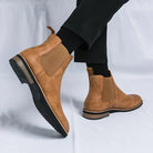 Hippolyte | Bottines Chelsea Homme Aspect Nubuck à Enfiler et Semelle Crantée - vue 5