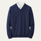 Hugues | Pull Homme Col V en Maille Douce Toucher Cachemire - vue 7