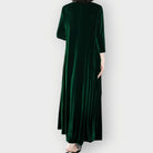 Irène | Robe Longue Femme en Velours à Manches Longues et Poches - vue 6