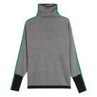 Isabeau | Pull Col Roulé Femme Toucher Cachemire en Maille Douce - Vert