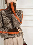 Isabeau | Pull Col Roulé Femme Toucher Cachemire en Maille Douce - vue 3
