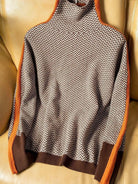 Isabeau | Pull Col Roulé Femme Toucher Cachemire en Maille Douce - vue 4