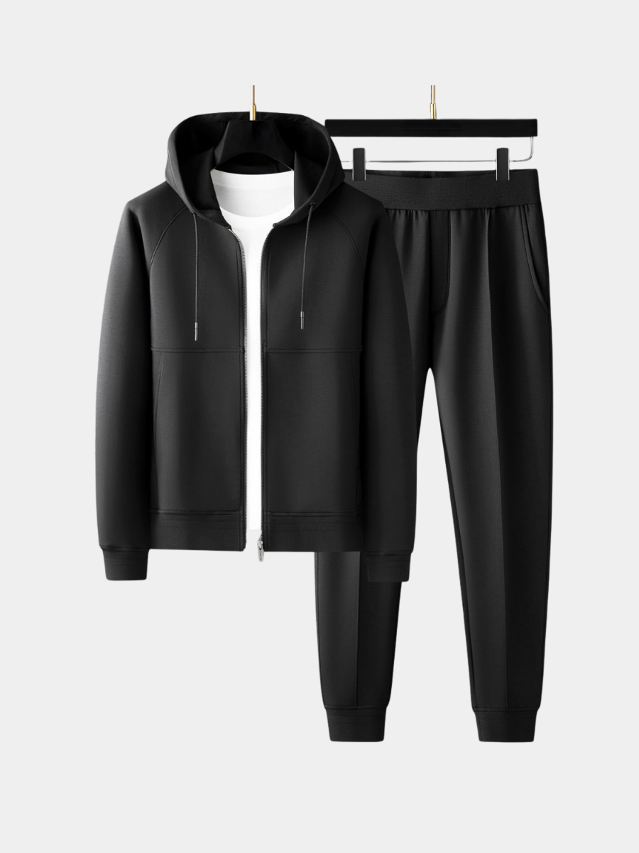 Joachim | Ensemble Survêtement Homme Veste Zippée à Capuche et Jogging Texturé - vue 1