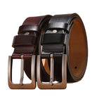 Lucien | Ceinture Homme Effet Cuir Classique à Boucle Ardillon - vue 4