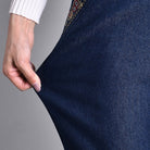 Madeleine | Jean Droit Stretch Femme Taille Élastique, Option Doublure Chaude - vue 3