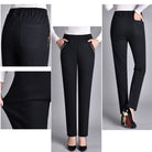 Madeleine | Jean Droit Stretch Femme Taille Élastique, Option Doublure Chaude - vue 6