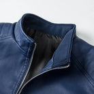 Veste homme col montant zippée, poches à glissière