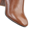 Marceline | Bottes Hautes Femme Effet Cuir à Talon Large et Zip Latéral - vue 5