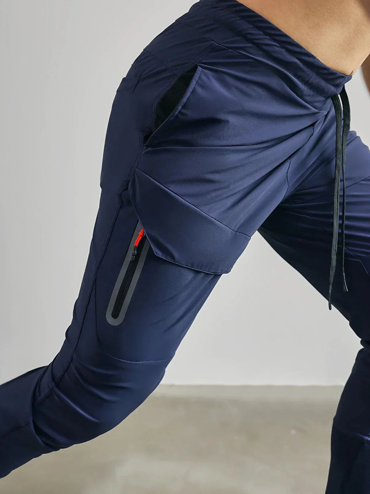 Maurice | Jogging Homme Stretch à Poches Zippées et Chevilles Côtelées - vue 4