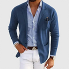 Maxence | Blazer Homme Chaud Doublé Coupe Fluide Élégante et Décontractée - Bleu