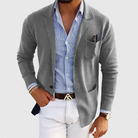 Maxence | Blazer Homme Chaud Doublé Coupe Fluide Élégante et Décontractée - Gris clair