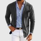 Maxence | Blazer Homme Chaud Doublé Coupe Fluide Élégante et Décontractée - Gris foncé